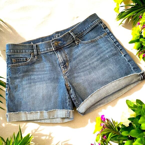 Loft  Jean Shorts size 4 Original - Picture 5 of 5